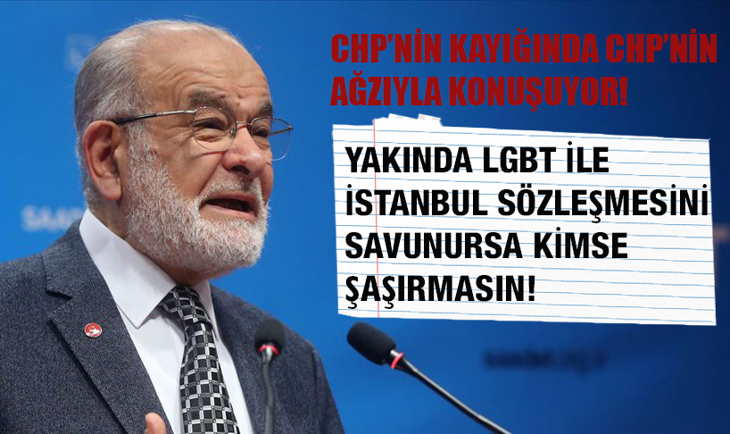 Karamollaoğlu, şimdi de milli değerleri hedef aldı!