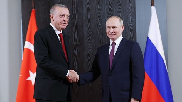 Cumhurbaşkanı Erdoğan, Rus lider Putin ile görüştü!