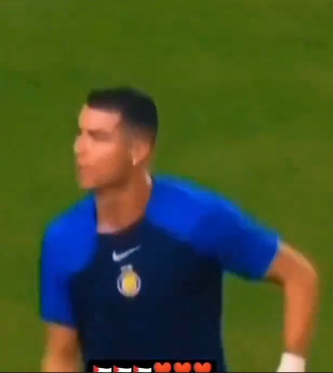 Ronaldo’dan en şık hareket! Filistin’e destek için dabke dansı yaptı! VİDEO