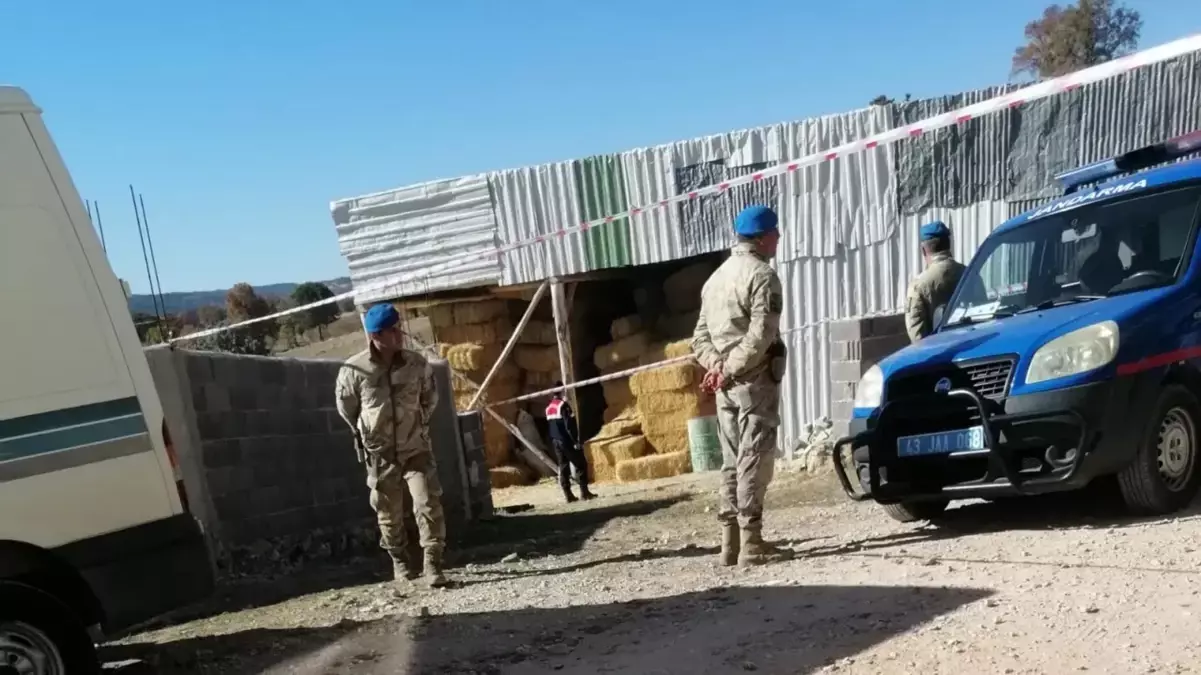 Korkunç cinayet! Akrabasının samanlığında ölü bulundu!