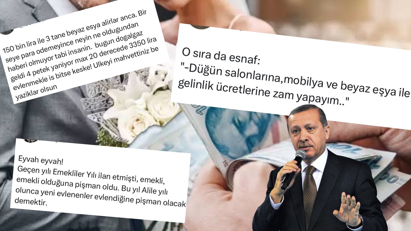 Erdoğan’ın gençlere 150 Bin TL vaadine vatandaştan tepki: “Borç verme, enflasyonu düşür”