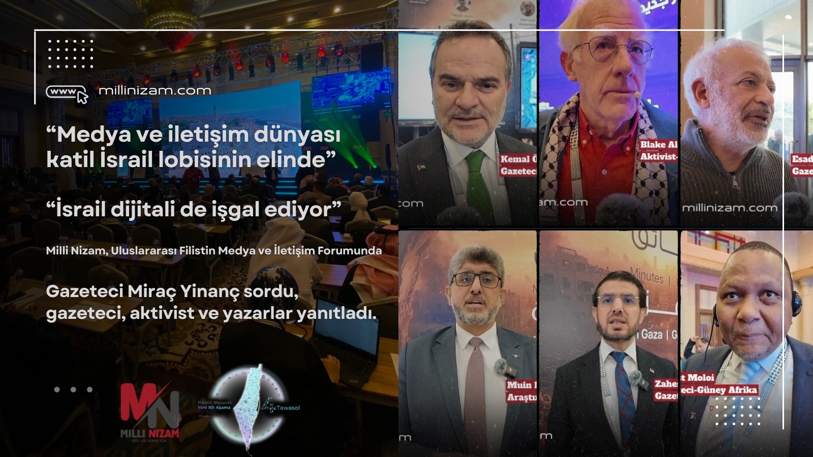 Gazeteci, aktivist ve yazarlar medyadaki İsrail lobisine dikkat çekti: “İsrail, dijitali de işgal ediyor”