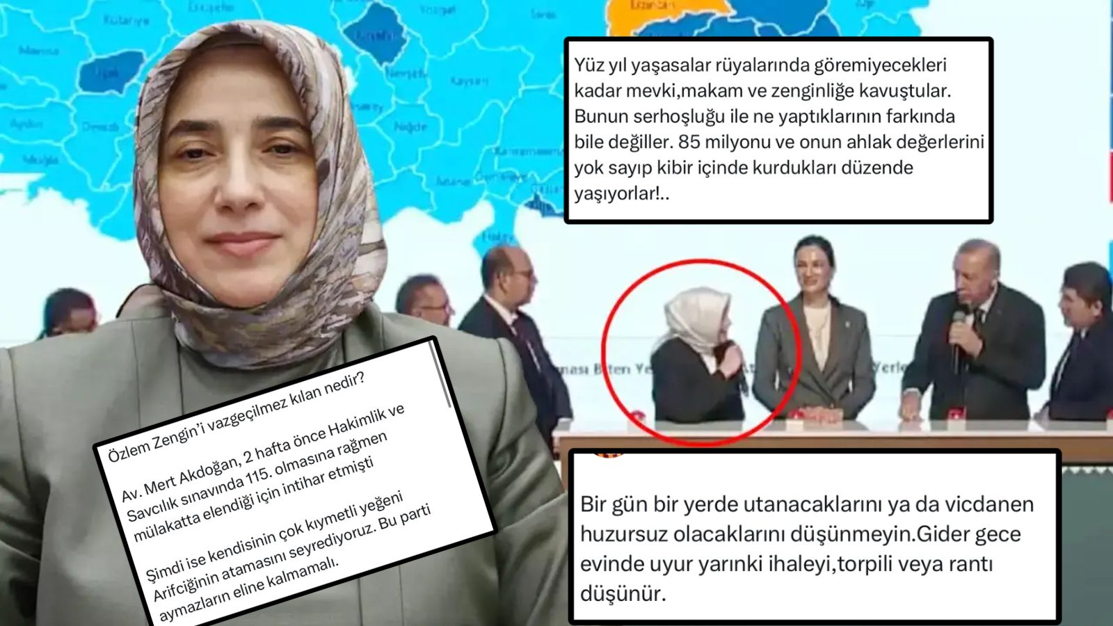 Yargıda liyakat ve torpil tartışmaları büyüyor: AK Partili Özlem Zengin’in yeğenine jesti tepki topladı