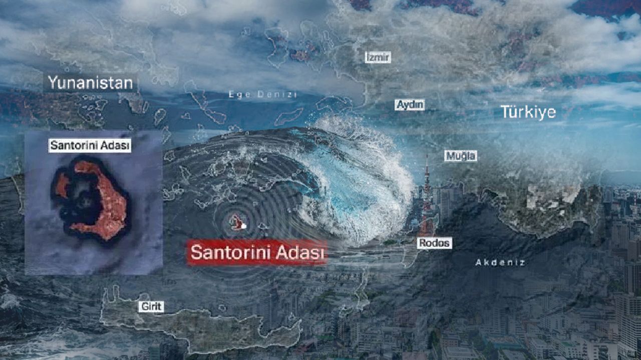 Santorini hareketlendi, Ege’de tsunami tehlikesi arttı!