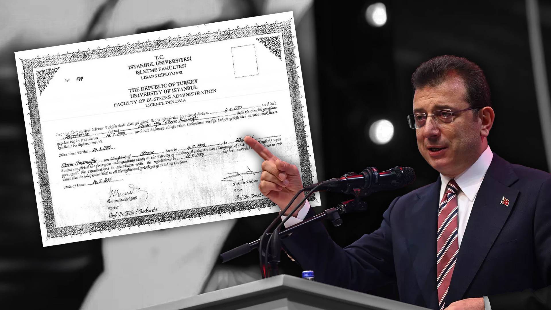 İBB Başkanı Ekrem İmamoğlu için kritik karar! Diploması iptal edilecek